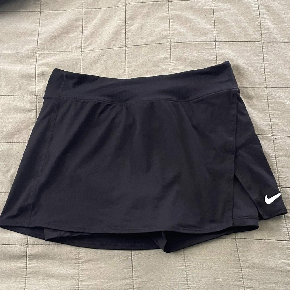 Nike dry fit black tennis skirt